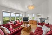 The cosy sitting-area in the open plan living-room.