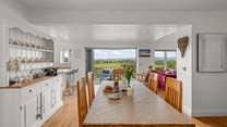 Such a wonderful view from the open plan living-room.