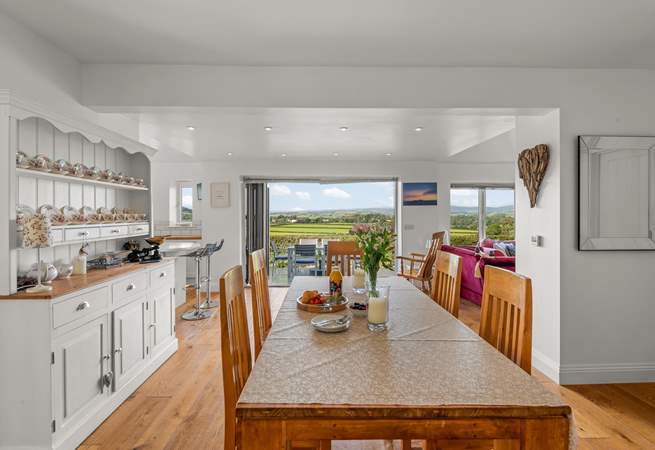 Such a wonderful view from the open plan living-room.