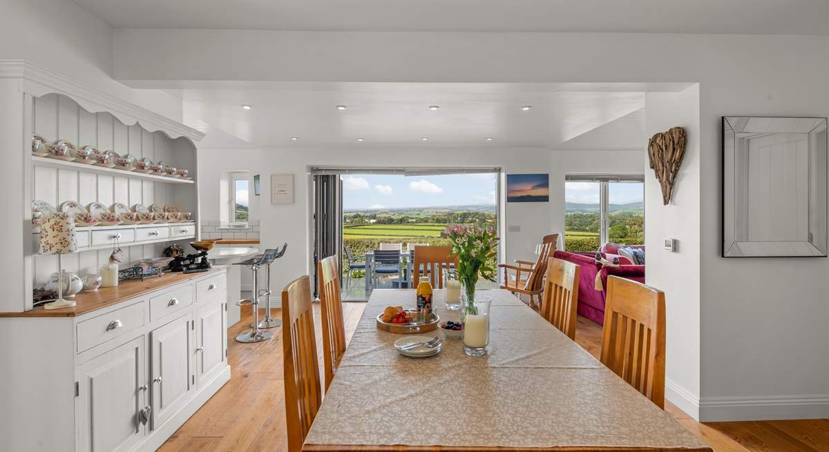 Such a wonderful view from the open plan living-room.