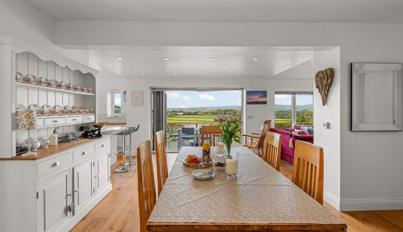 Such a wonderful view from the open plan living-room.