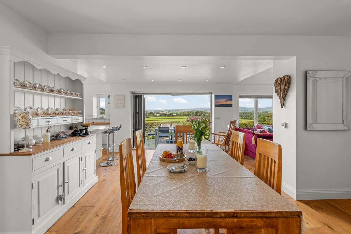 Such a wonderful view from the open plan living-room.
