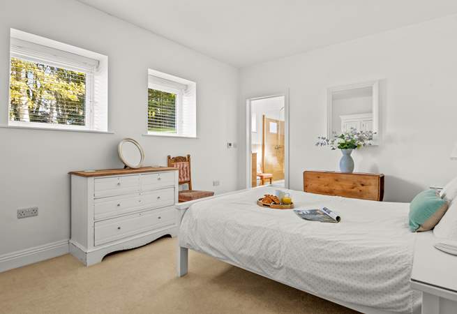 Another view of bedroom 1 looking in to the en suite shower-room.