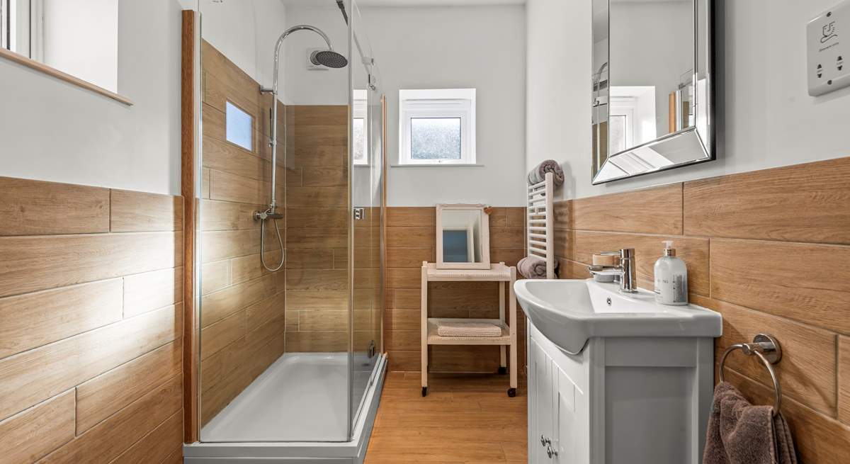 The en suite shower-room for Bedroom 1.