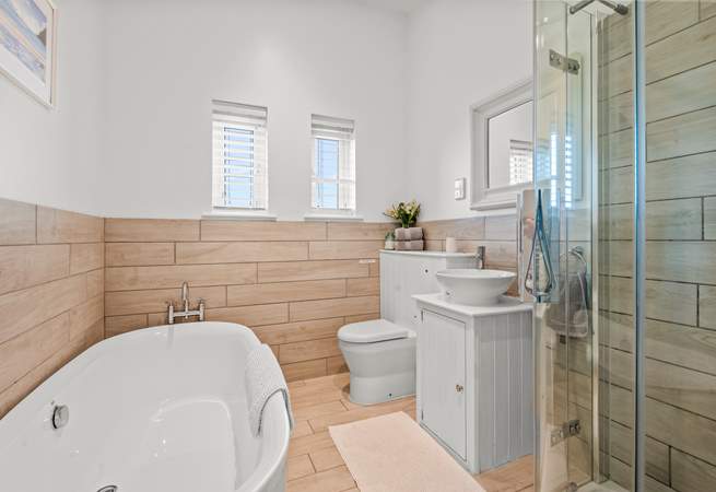 This is the en suite bathroom for bedroom 3 on the first floor.