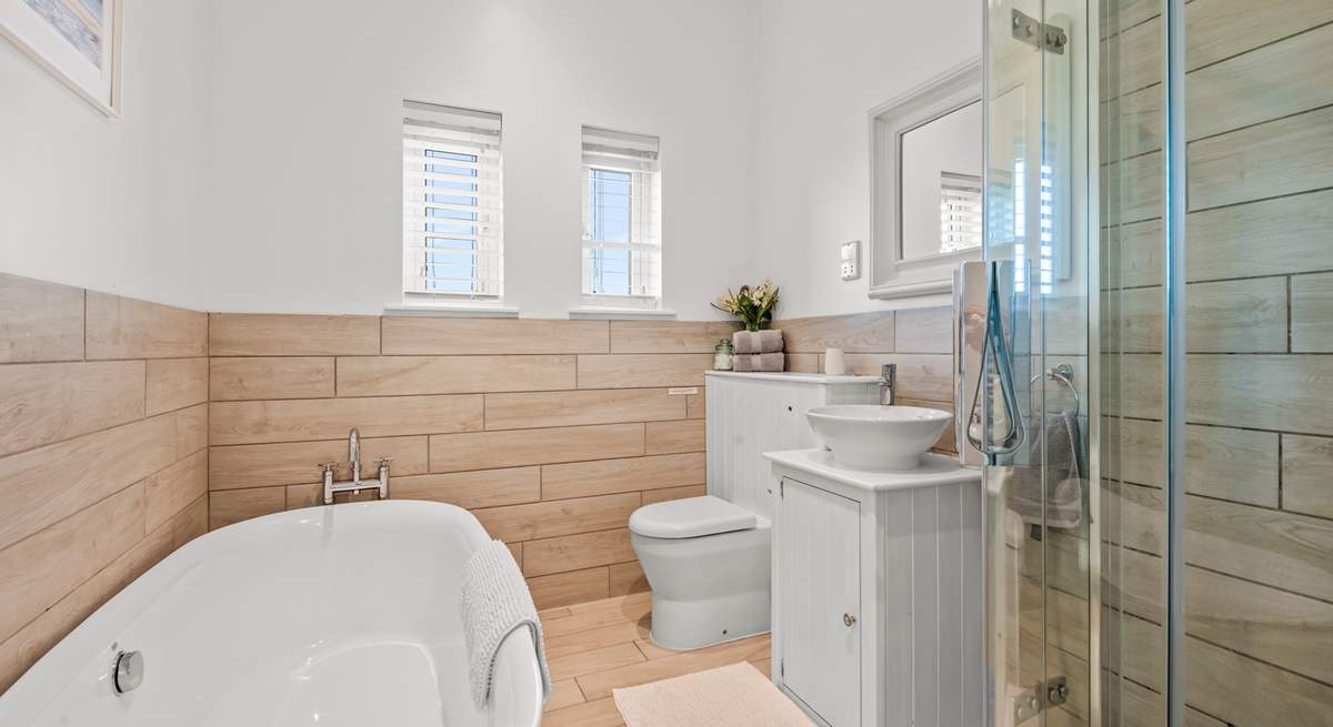 This is the en suite bathroom for bedroom 3 on the first floor.