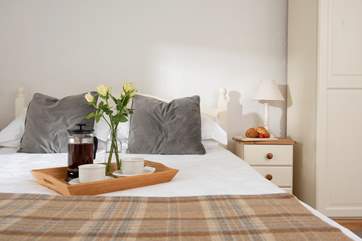 Breakfast in bed? Well you are on holiday after all.