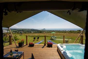 Sink into the spectacular sea views!