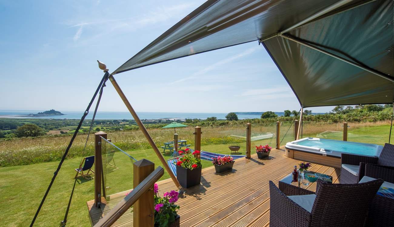 Enjoy the view from the deck, the hot tub, the hammock or the picnic table - the choice is yours!