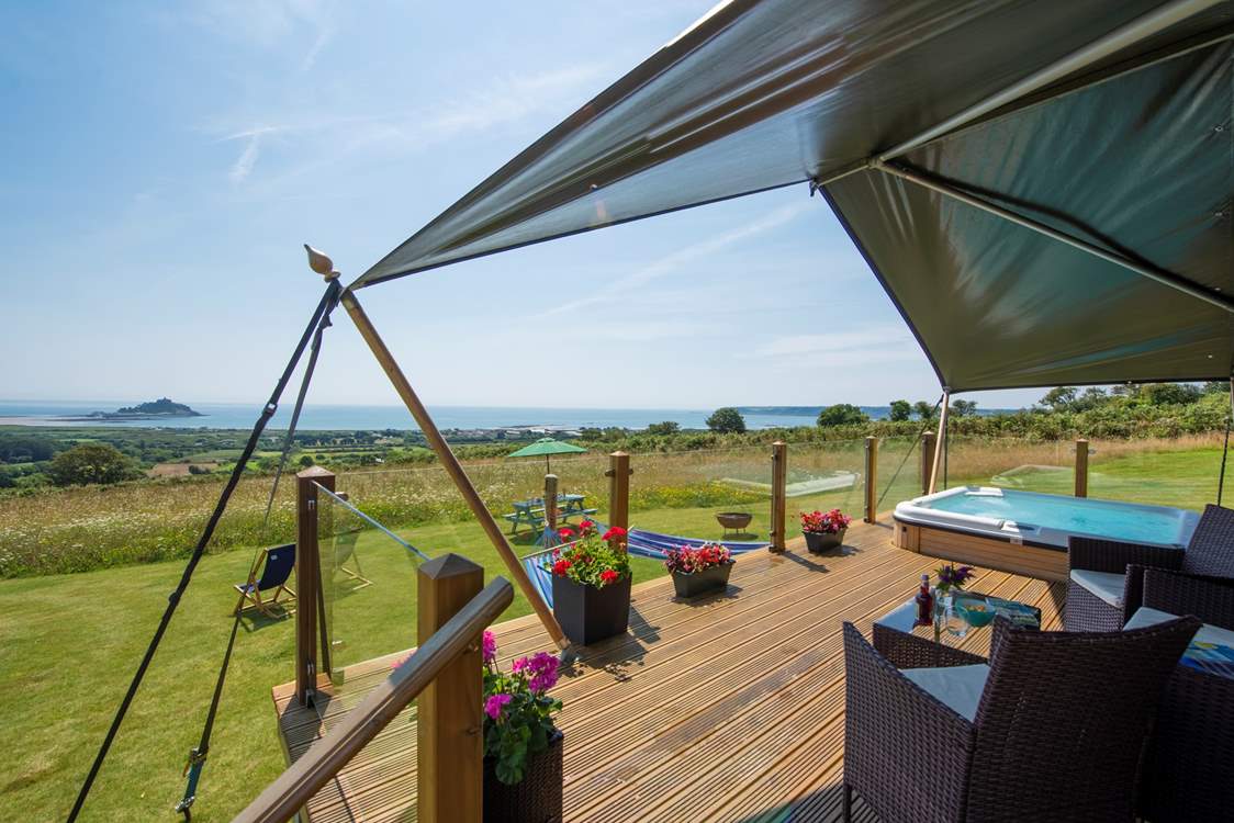 Enjoy the view from the deck, the hot tub, the hammock or the picnic table - the choice is yours!