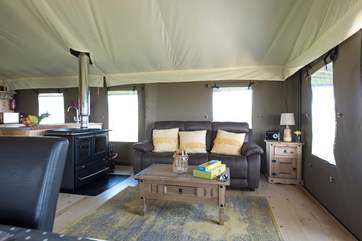 The comfortable sitting-area.