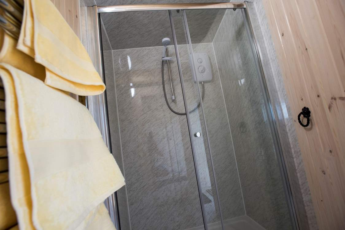 There's a shower-room too, with double-sized shower and heated towel rail.