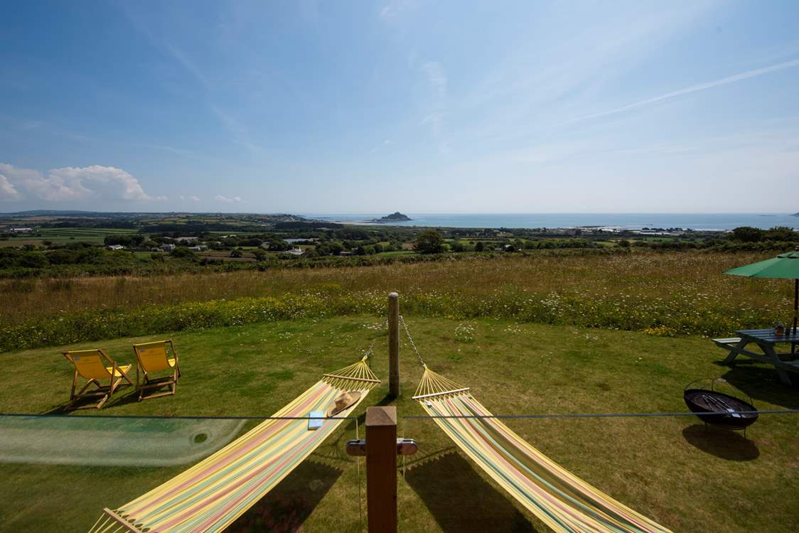 A snooze in the sunshine is a must, whether in the hammock or deck chair.