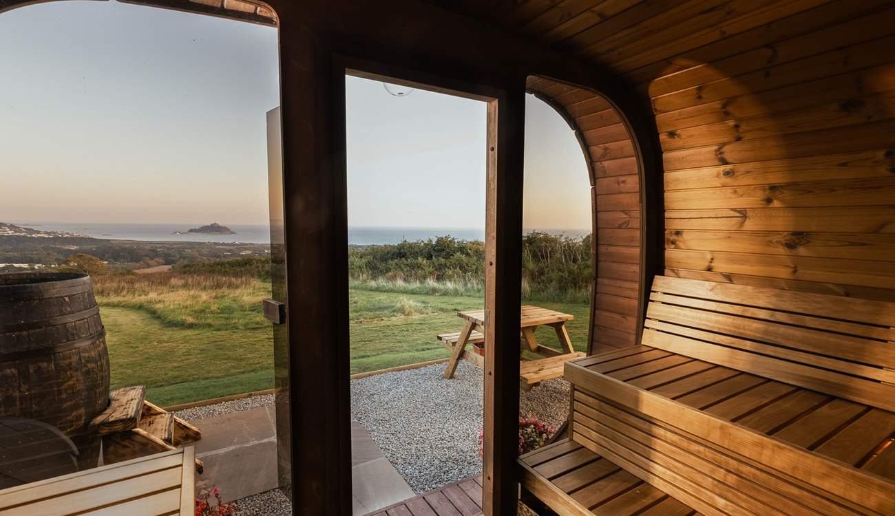 Relax and unwind in the on-site sauna (Bookable with owner)