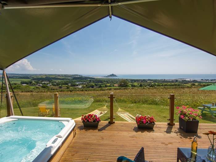 Mount View Sunrise Safari Tent, Sleeps 6 in Penzance