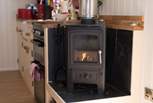There is a cosy wood-burner but the hut also has under-floor heating too so you will be warm and toasty all year round.