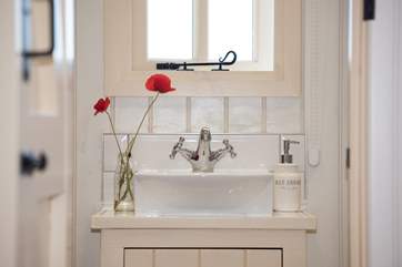 The en suite shower-room is beautiful.