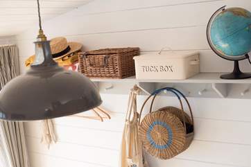 The interior has some fabulous vintage finds.