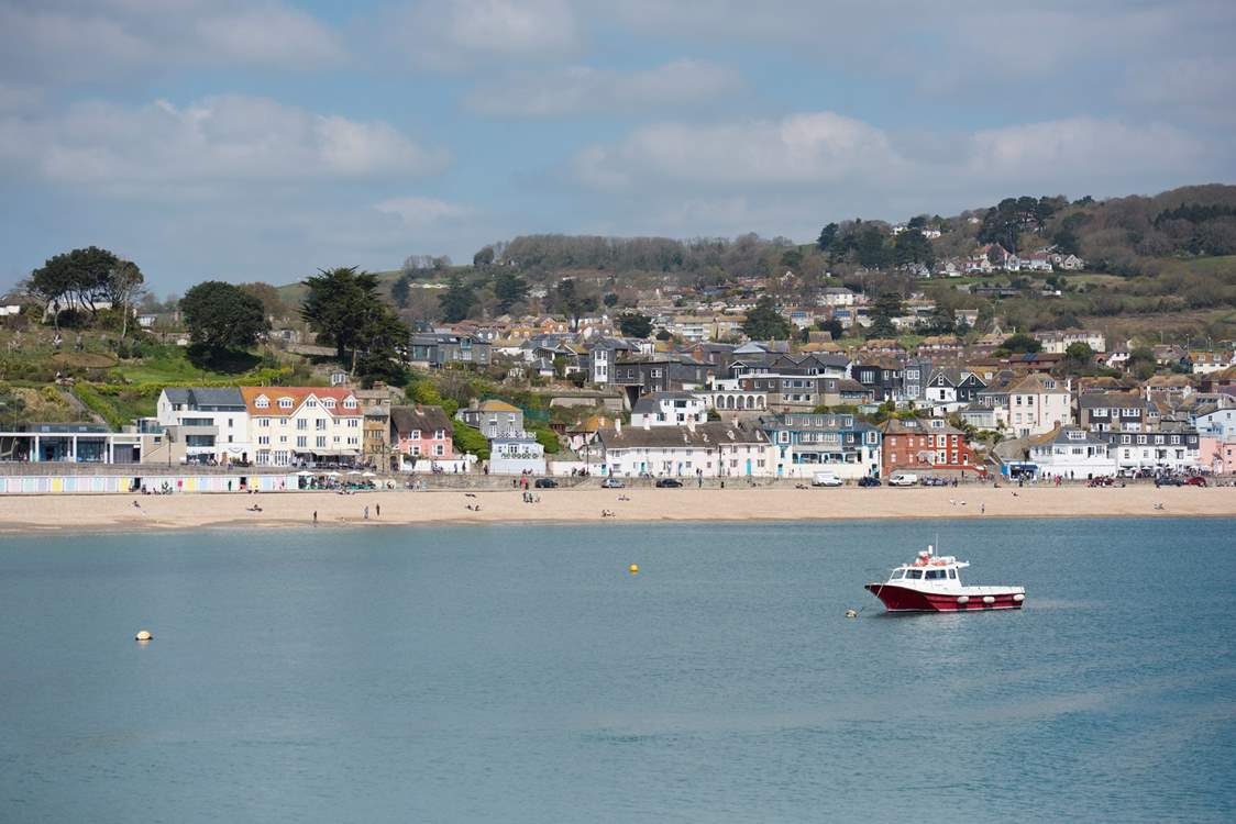 Bustling Lyme Regis with its fantastic eateries, independent shops and gorgeous beaches!