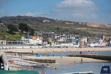 Take a stroll along the beach and the Cobb.
