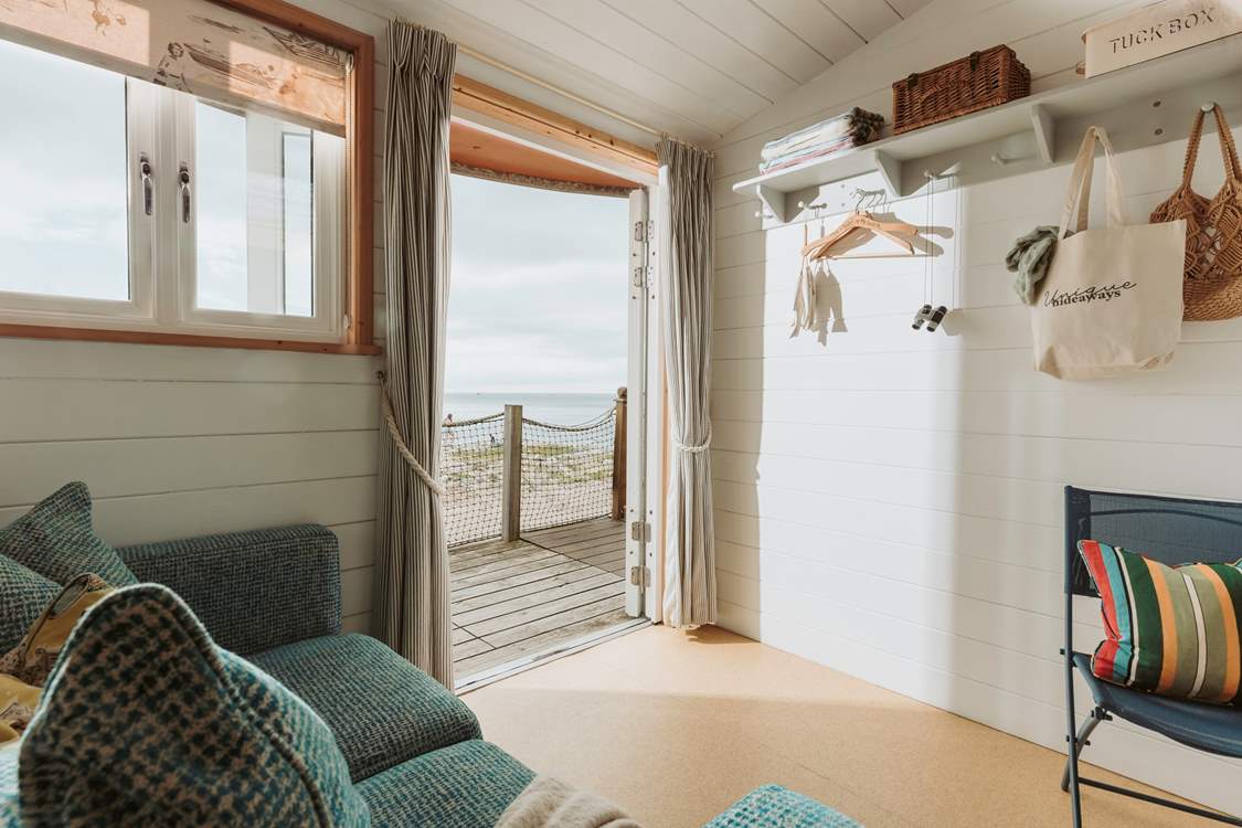 Open the doors and in just a few steps, the sand will be between your toes.