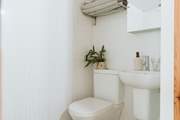 The modern wet room is just the spot to refresh salt-kissed skin.