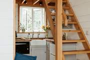 Climb the stairs to find your cosy double bed.