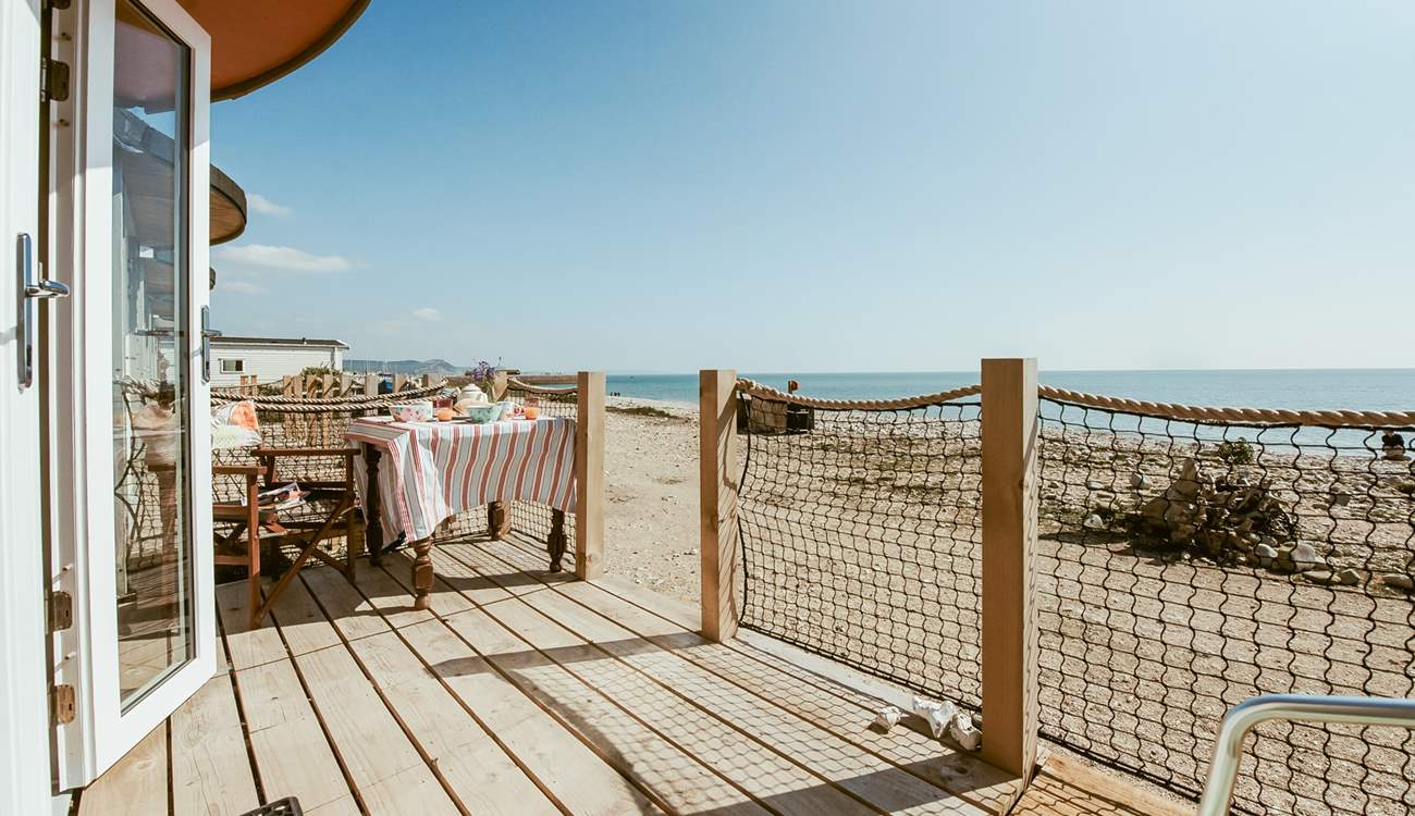 Say hello to our boutique beach chalet... 
