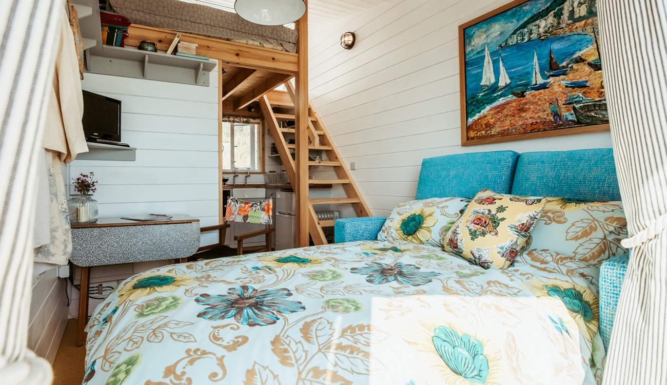 If you'd prefer a little more headspace, the sofa can be transformed into a comfy double bed.