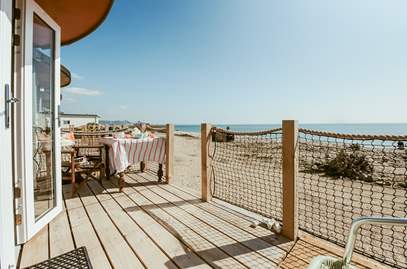 The Chalet on the Beach in Lyme Regis
