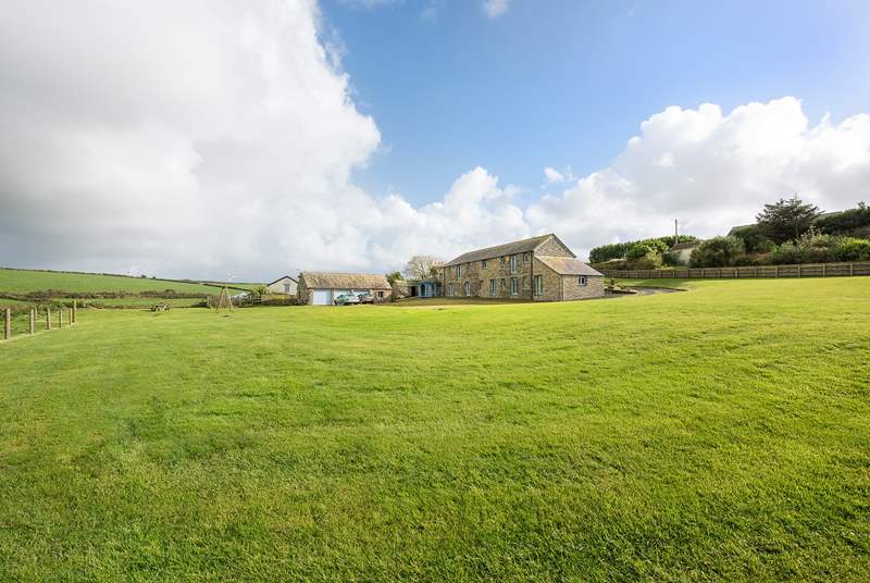 Set in over an acre of land, that's plenty of room to burn off any excess energy!