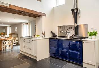 The kitchen has an impressive four oven Aga which will delight any budding Mary Berrys in your party.