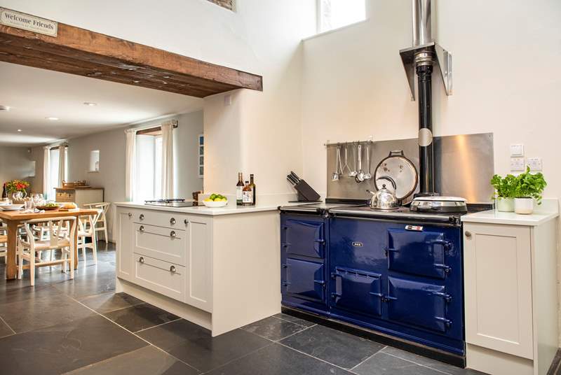 The kitchen has an impressive four oven Aga which will delight any budding Mary Berrys in your party