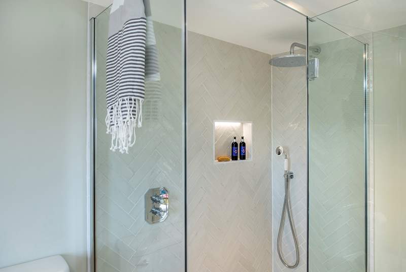 but a stylish shower as well