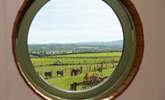 You can even admire the views out to Dartmoor through the porthole window, just gorgeous!  - Thumbnail Image