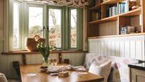 The idyllic nook for games night. 