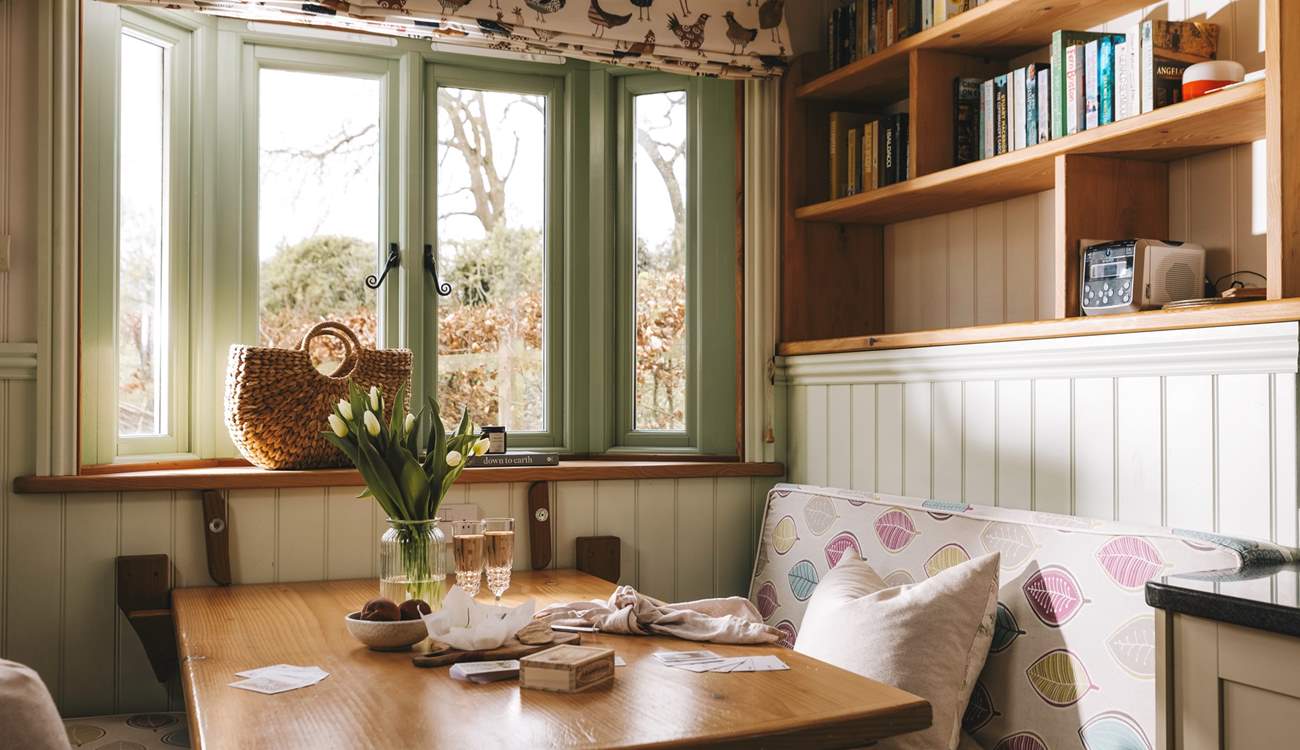 The idyllic nook for games night. 