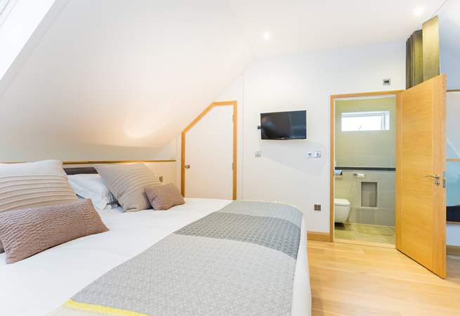 The Master bedroom with dressing room next door and an en-suite shower room.