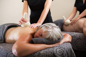Book your treatments before you arrive, a treat to look forward to.
