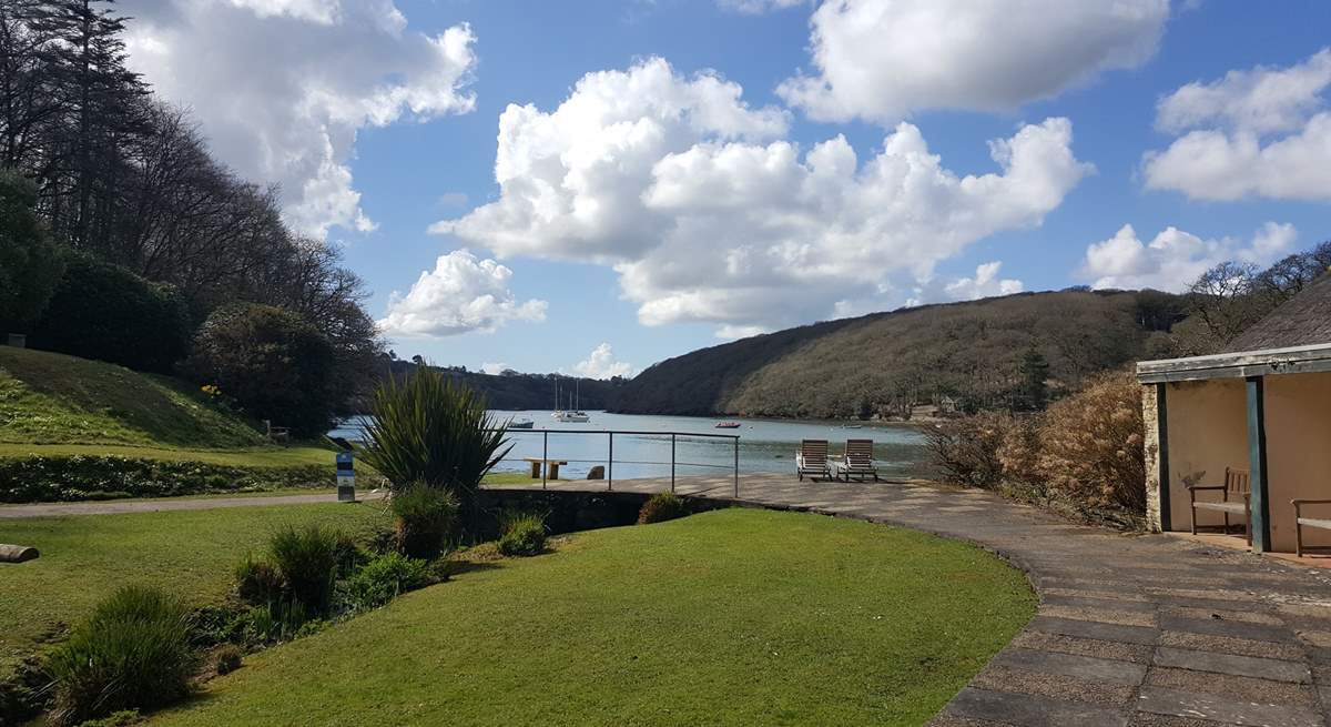 Lounge by the water, watching the wildlife pass you by.