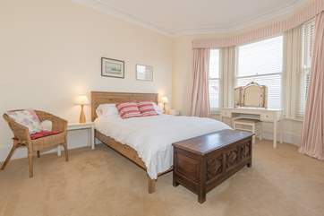 The master bedroom is situated to the front of the property...