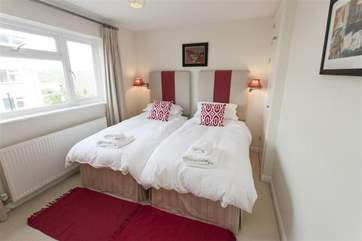 Twin bedroom.
