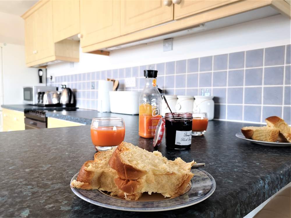Enjoy morning breakfast while watching the sun rise in Seaview.
