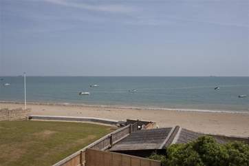 The vast sea view from the back of the property.