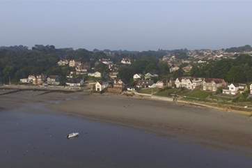 The stunning expanse of Seagrove Bay.