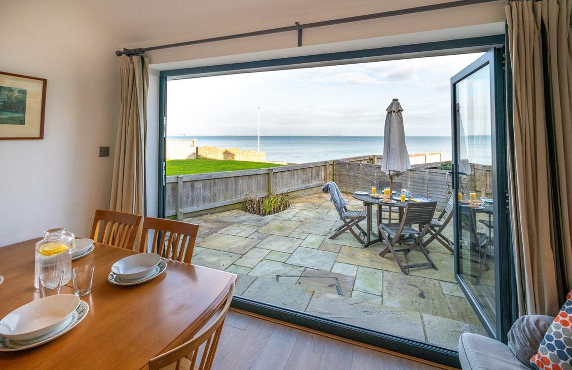 Enjoy breakfast with a view.