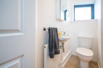 The ground floor cloakroom.