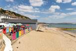 Shanklin has a lovely sandy beach, perfect for families. 