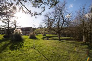 Mature gardens are in the grounds of the main house.