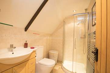 The shower-room.